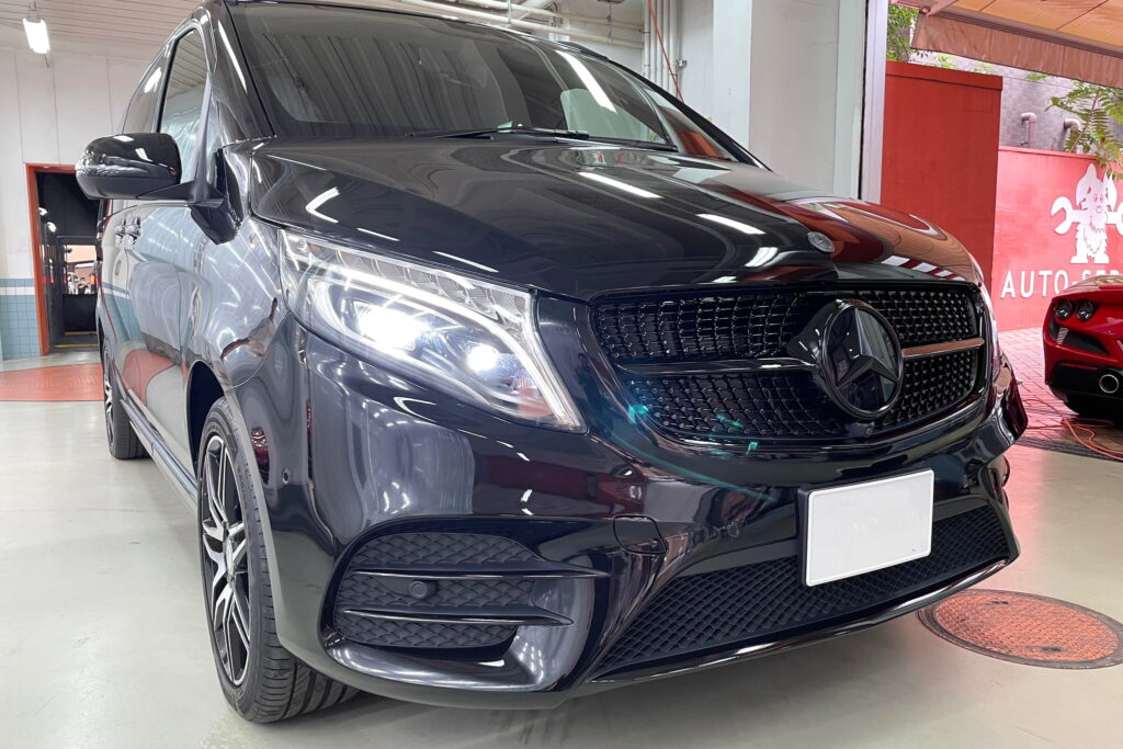 ◇メルセデス・ベンツ V220d｜ペイント&ラッピング｜ブラックアウト化