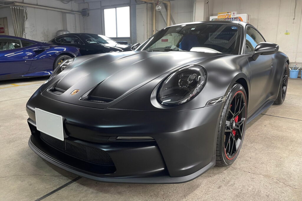 ポルシェ911（992）GT3ツーリングパッケージのペイントプロテクションフィルム（PPF）