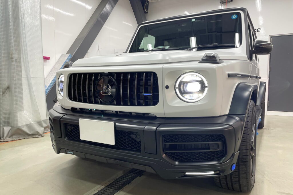 今回は、メルセデスAMG G63（ゲレンデヴァーゲン） のパーツペイント（塗装）取付・交換