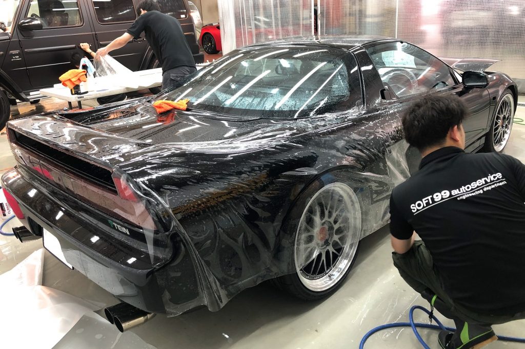 ◇ホンダNSX（初代）｜ペイントプロテクションフィルム｜フロントガラス保護フィルム | 株式会社ソフト99オートサービス